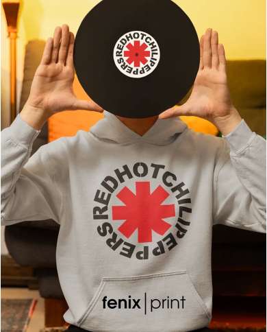 Camiseta Estampada Red Hot Chill Peppers Logo 🤟 Calidad Premium
