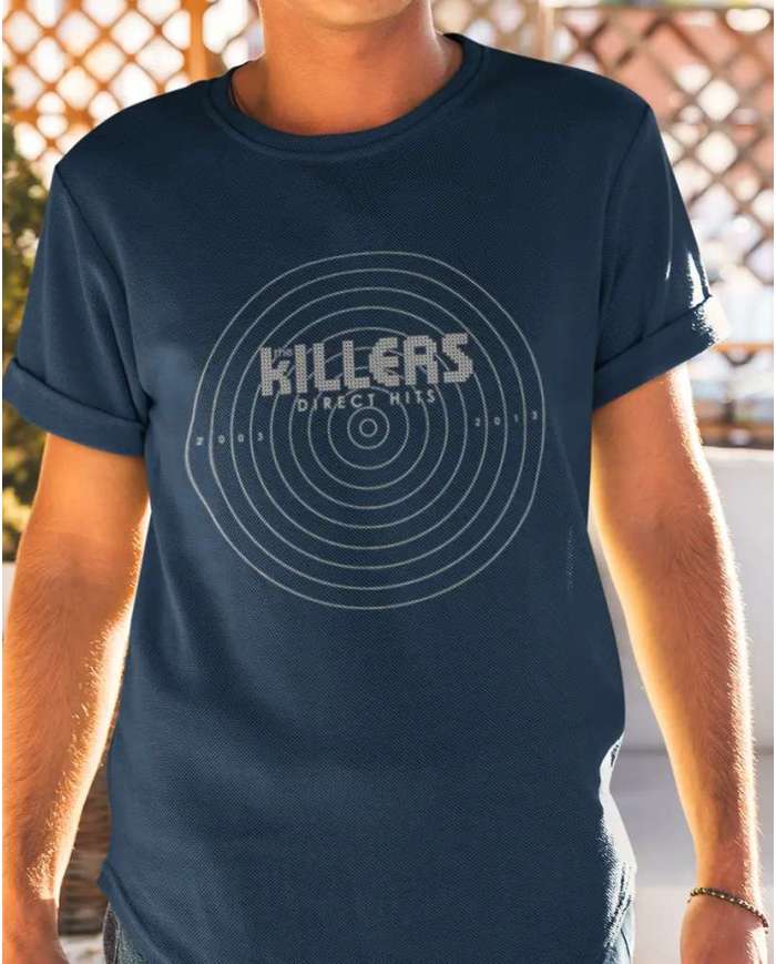 Camiseta Estampada The killers Direct Hits 🤟 Calidad Premium