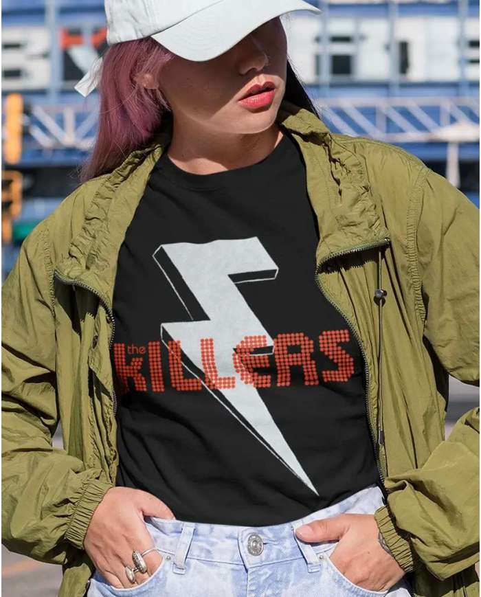 Camiseta Estampada The Killers Lightning 🤟 Calidad Premium