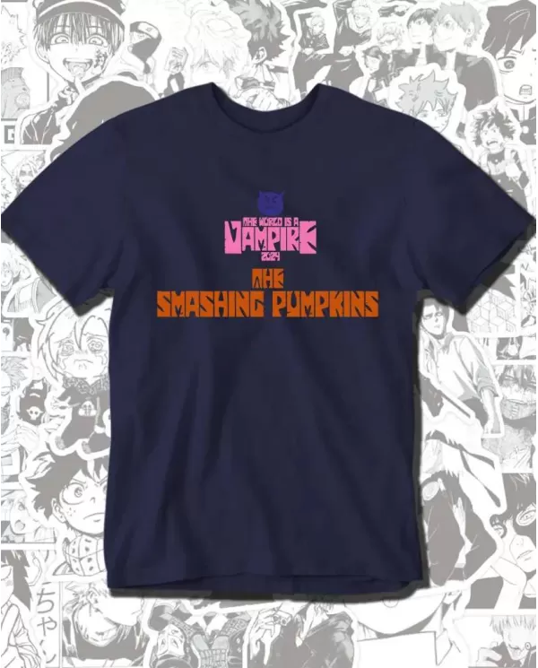 Camiseta Estampada Smashing Pumkins The World Is  A Vampire 2024 🤟 Calidad Premium