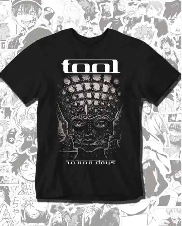 Camiseta Estampada Tool 10.000 Days 🤟 Calidad Premium