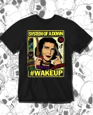Camiseta Estampada System Of A Down SOAD Wakeup 🤟 Calidad Premium