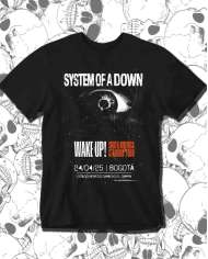 Camiseta Estampada System Of A Down SOAD Concierto 2025 🤟 Calidad Premium