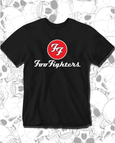 Camiseta Estampada Foo Fighters Logo 🤟 Calidad Premium