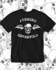 Camiseta Estampada Avenged Sevenfold Logo 🤟 Calidad Premium