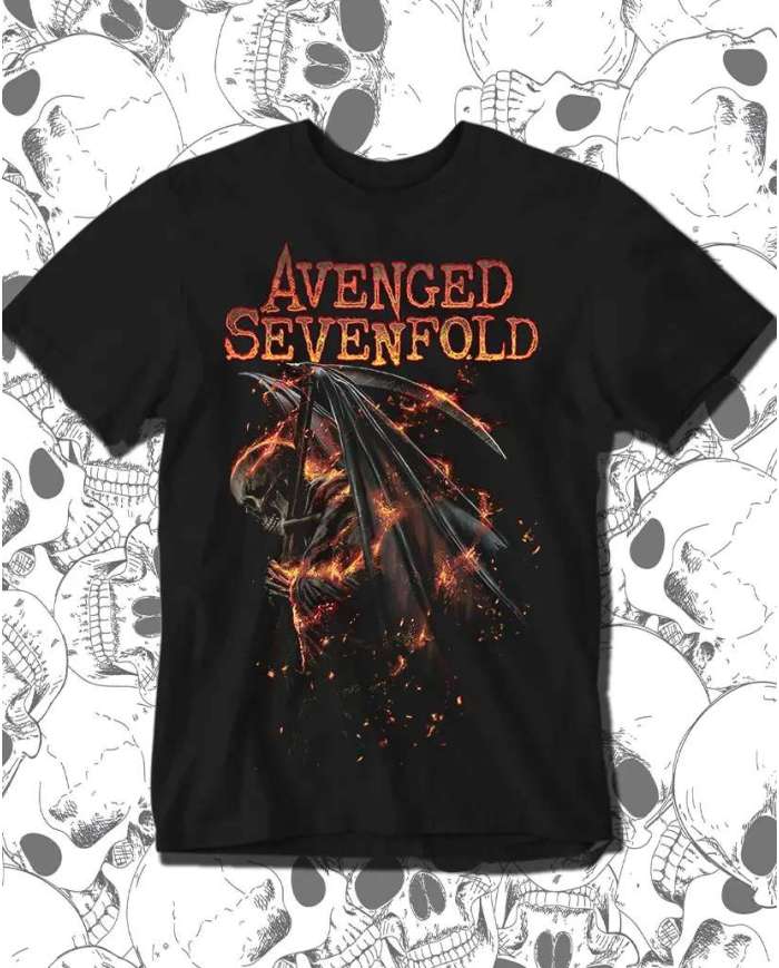 Camiseta Estampada Avenged Sevenfold Red 🤟 Calidad Premium