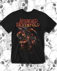 Camiseta Estampada Avenged Sevenfold Red 🤟 Calidad Premium