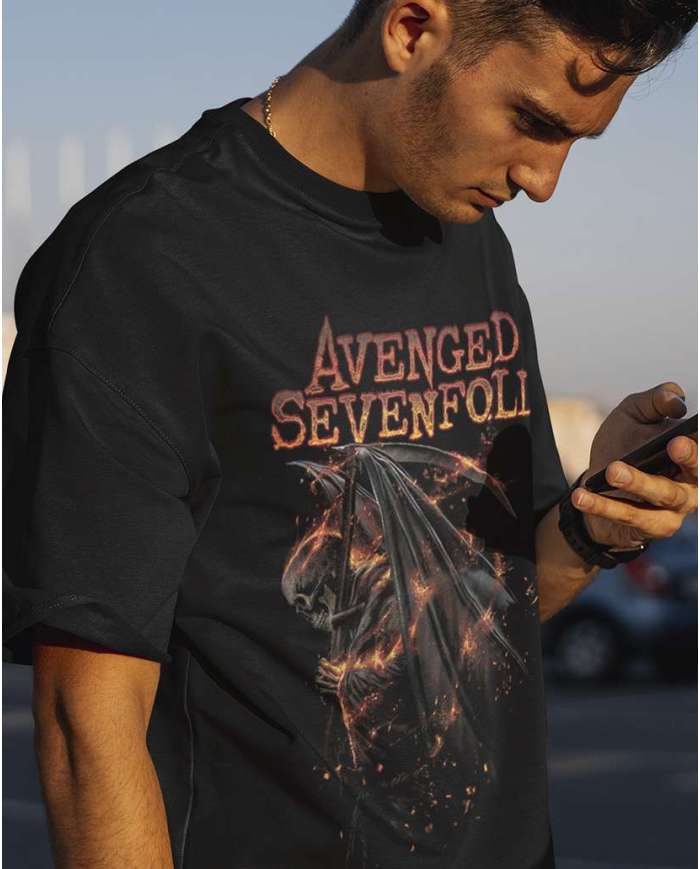Camiseta Estampada Avenged Sevenfold Red 🤟 Calidad Premium