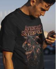 Camiseta Estampada Avenged Sevenfold Red 🤟 Calidad Premium
