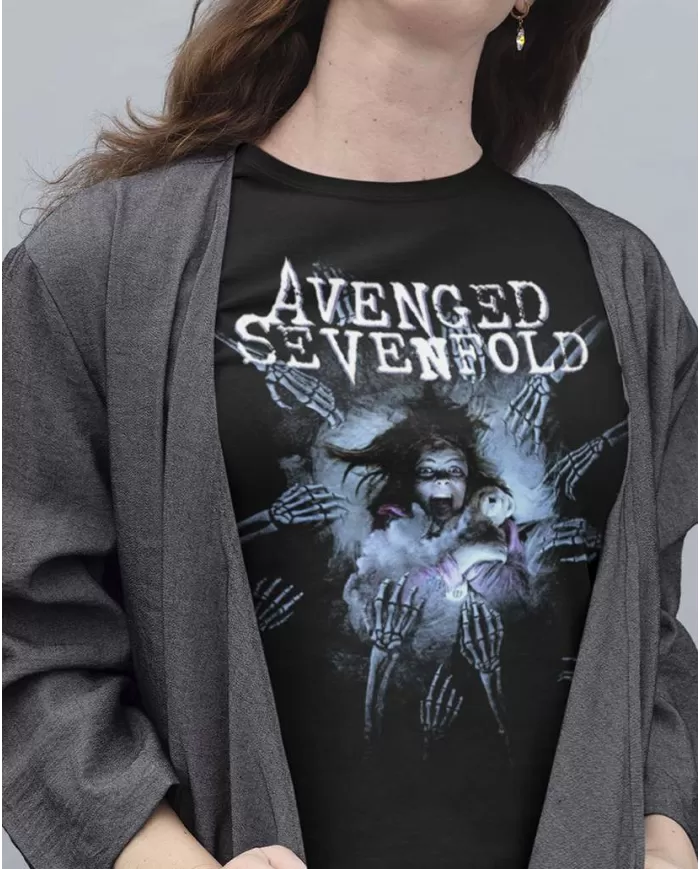 Camiseta Estampada Avenged Sevenfold Bonds 🤟 Calidad Premium