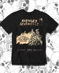 Camiseta Estampada Avenged Sevenfold Concierto 🤟 Calidad Premium