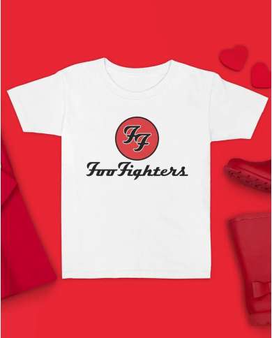 Camiseta Estampada Foo Fighters Logo 🤟 Calidad Premium
