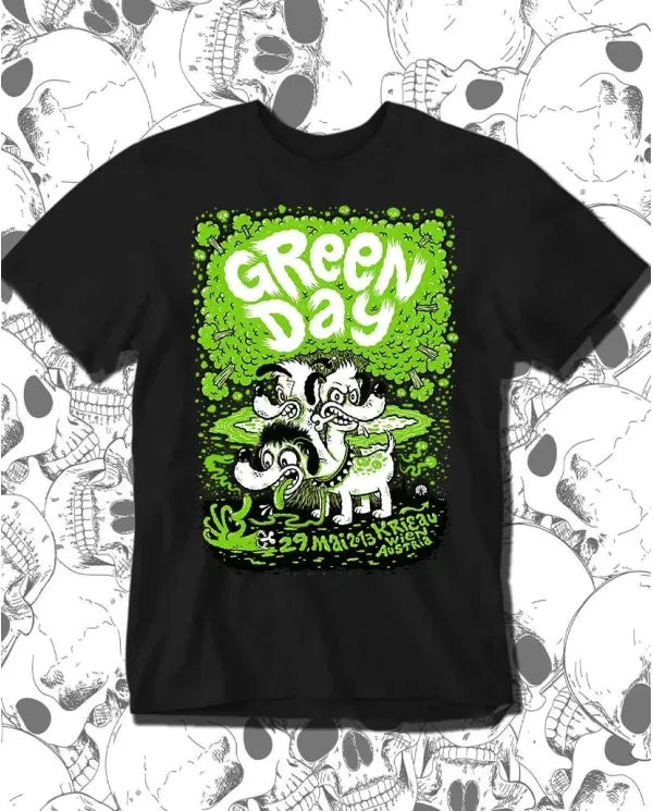 Camiseta Estampada Green Day Austria 🤟 Calidad Premium
