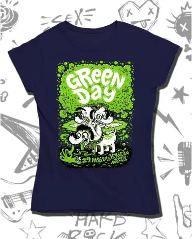 Camiseta Estampada Green Day Austria 🤟 Calidad Premium