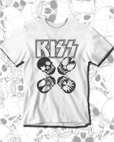 Kiss Four Skull