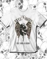 Camiseta Estampada Guns And Roses Use Your Illusion Angel 🤟 Calidad Premium