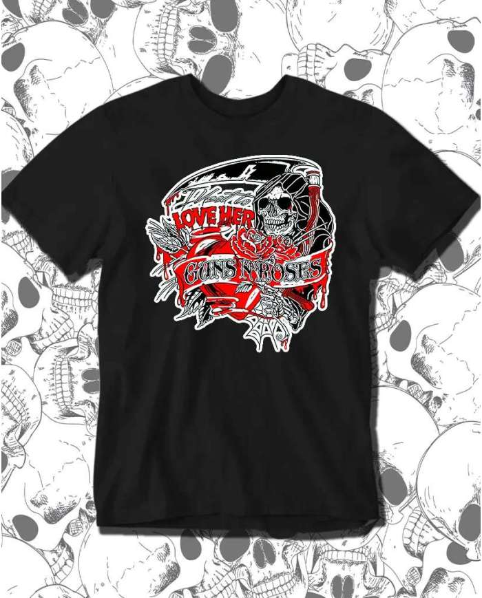 Camiseta Estampada Guns And Roses I Use To Love Her 🤟 Calidad Premium