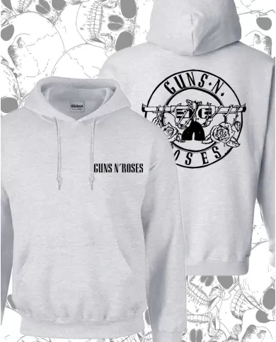 Buzo Hoodie Estampado Guns And Roses 02 🤟 Calidad Premium