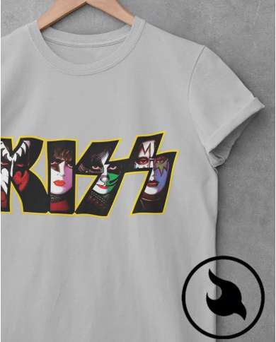 Kiss Logo Faces