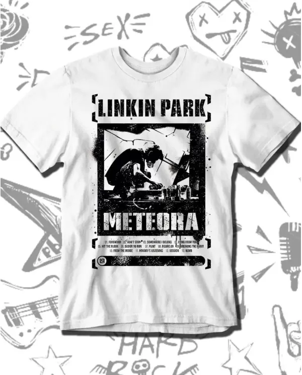 Camiseta Estampada Linkin Park Meteora 02 🤟 Calidad Premium