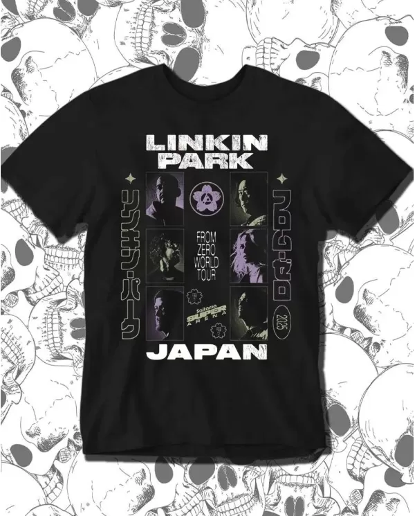 Camiseta Estampada Linkin Park Japan 🤟 Calidad Premium