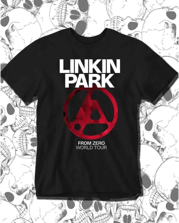 Camiseta Estampada Linkin Park From Zero Tour 🤟 Calidad Premium