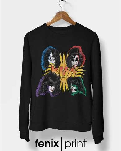 Camiseta Estampada Kiss Colors 🤟 Calidad Premium