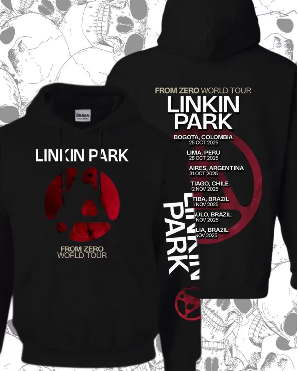 Buzo Hoodie Estampado Linkin Park From Zero World Tour 🤟 Calidad Premium