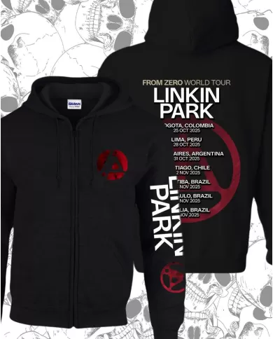 Buzo Hoodie Estampado Linkin Park From Zero World Tour 🤟 Calidad Premium