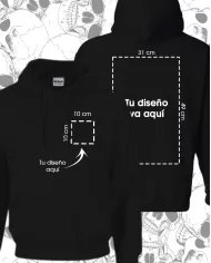 Buzo Capotero Cerrado Unisex Personalizado 👕 Calidad Premium