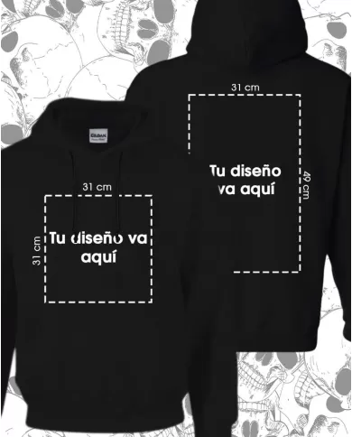 Buzo Capotero Cerrado Unisex Personalizado 03 👕 Calidad Premium