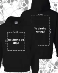 Buzo Capotero Cerrado Unisex Personalizado 03 👕 Calidad Premium