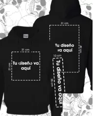 Buzo Capotero Cerrado Unisex Personalizado 04 👕 Calidad Premium