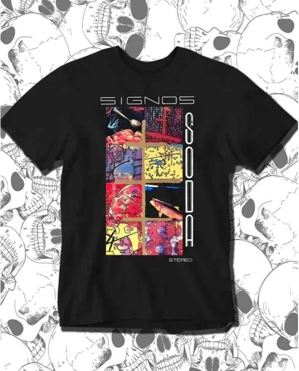 Camiseta Estampada Soda Stereo Signos 🤟 Calidad Premium