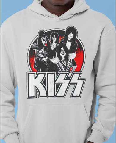 Camiseta Estampada Kiss Fire 🤟 Calidad Premium