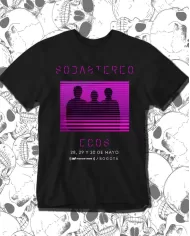 Camiseta Estampada Soda Stereo Ecos Morado 🤟 Calidad Premium