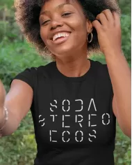 Camiseta Estampada Soda Stereo Ecos Logo 🤟 Calidad Premium