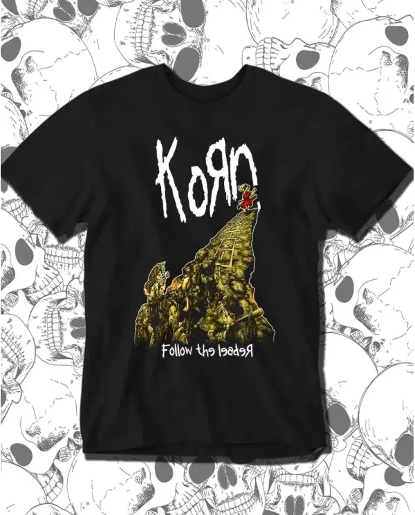 Camiseta Estampada Korn Follow The Leader 02 🤟 Calidad Premium
