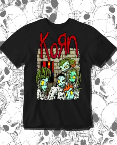 Camiseta Estampada Korn Band Classic 🤟 Calidad Premium