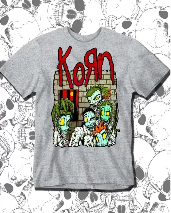 Camiseta Estampada Korn Band Classic 🤟 Calidad Premium