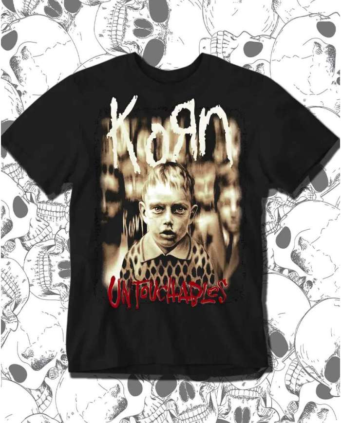 Camiseta Estampada Korn Untouchable 🤟 Calidad Premium