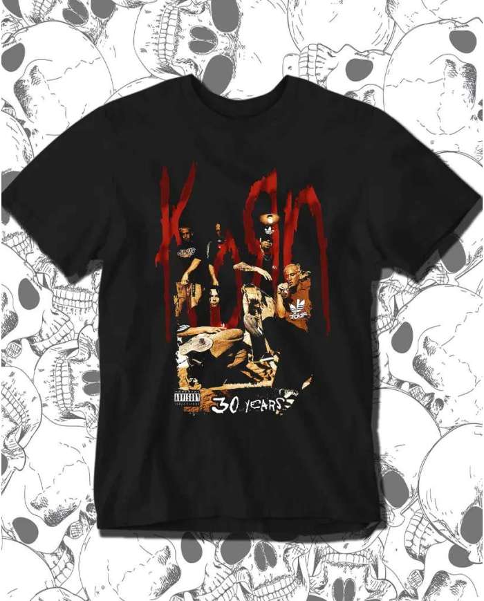 Camiseta Estampada Korn Band 30 years 🤟 Calidad Premium