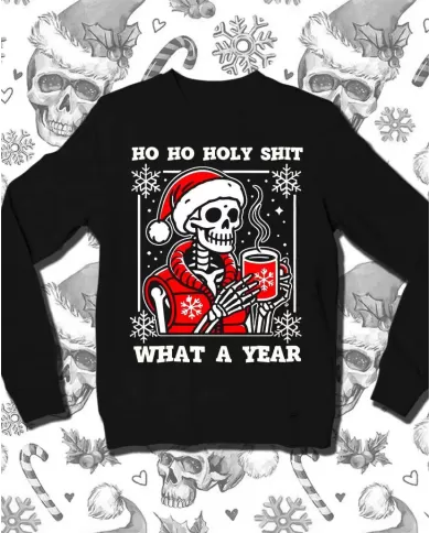 Camiseta Estampada Navidad Ho Ho Ho 🤟 Calidad Premium