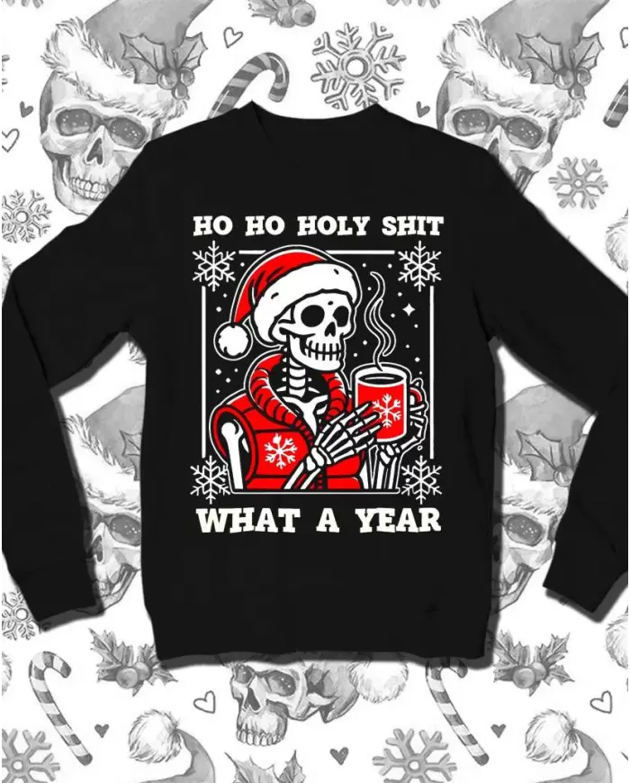 Camiseta Estampada Navidad Ho Ho Ho 🤟 Calidad Premium