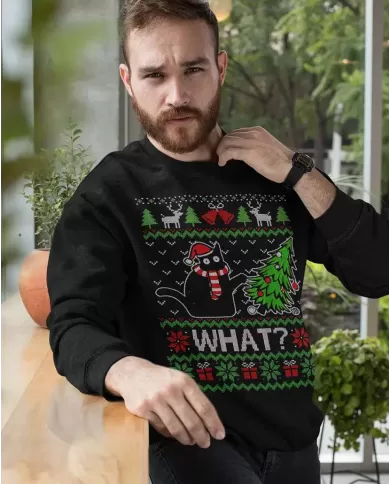 Camiseta Estampada Navidad What 🤟 Calidad Premium