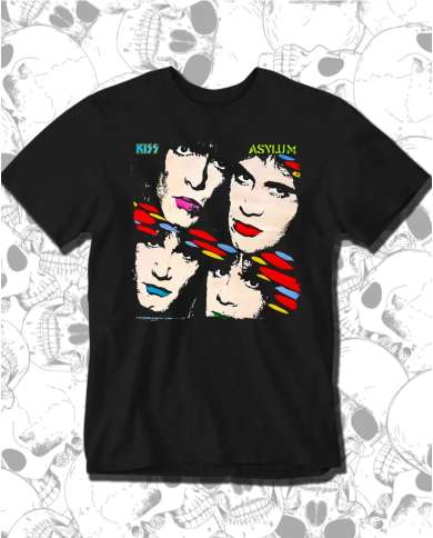 Camiseta Estampada Kiss Asylum 🤟 Calidad Premium
