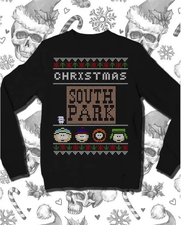 Camiseta Estampada Navidad South Park 🤟 Calidad Premium