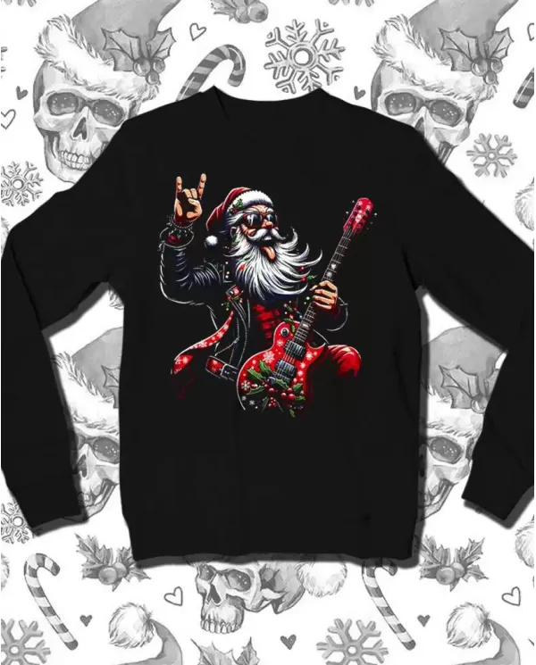 Camiseta Estampada Navidad Santa 02 🤟 Calidad Premium