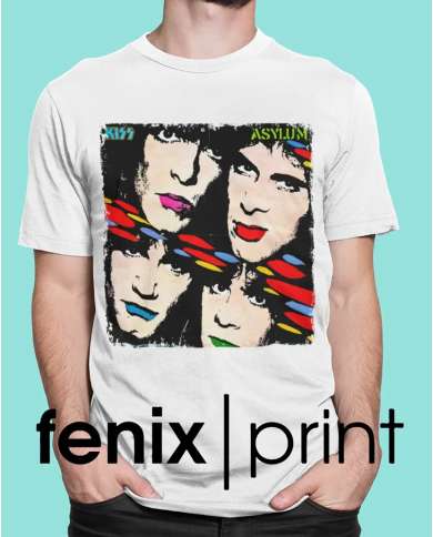 Camiseta Estampada Kiss Asylum 🤟 Calidad Premium