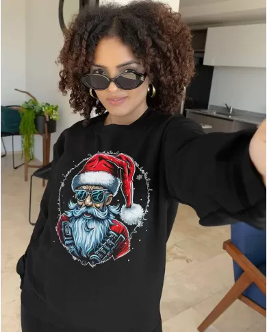 Camiseta Estampada Navidad Santa 🤟 Calidad Premium